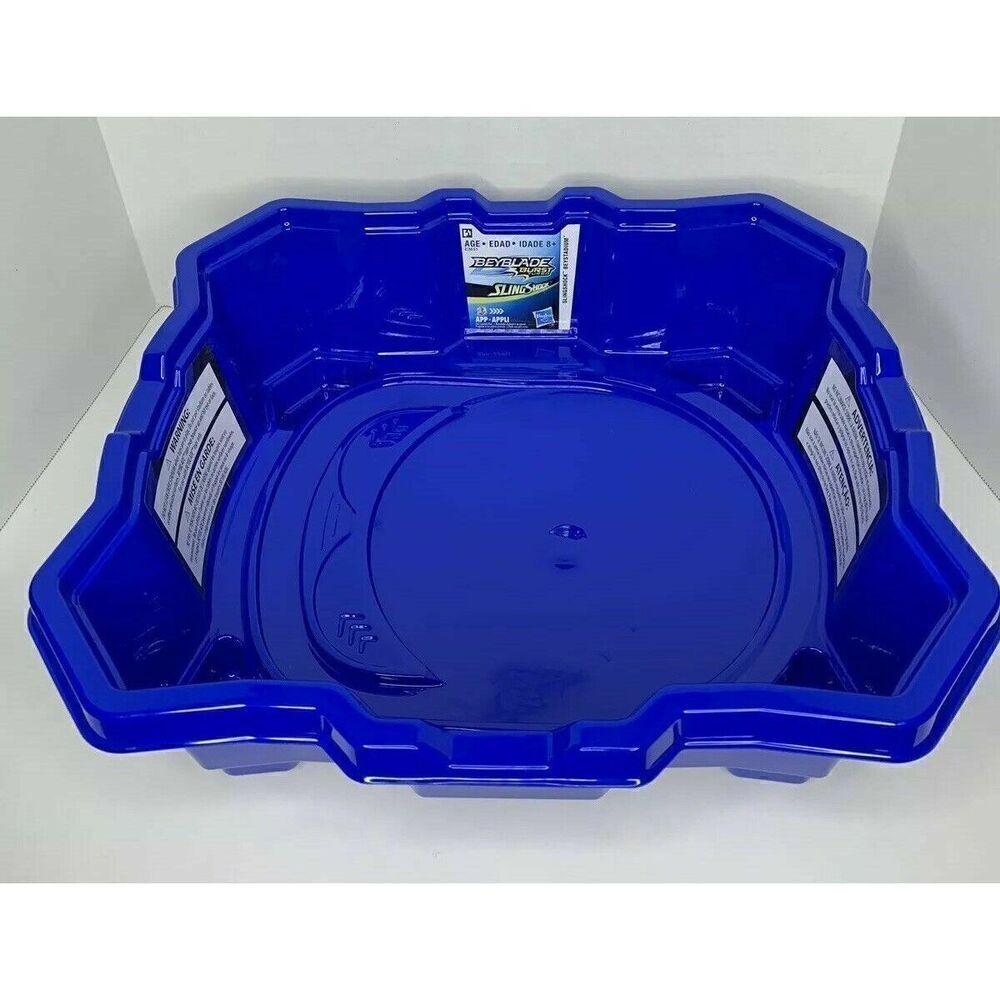 Beyblade Burst Turbo Sling Shock BeyStadium (2 Pack) - Blue NEW